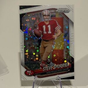 🔥 2025 Steve Spurrier Panini Prizm White Disco Prizm card.